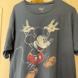 Vintage style Mikey Mouse Disney store shirt.  Size xxl.
